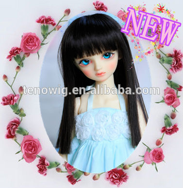 Classic style superior design Qingdao port synthetic bjd doll wig