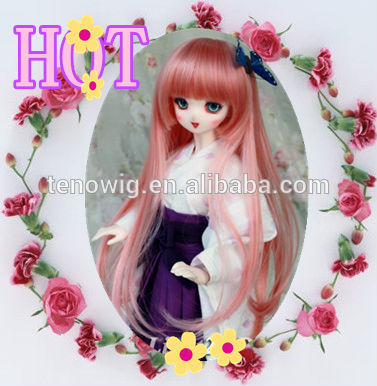 NEW product classic style Qingdao port synthetic bjd doll wig