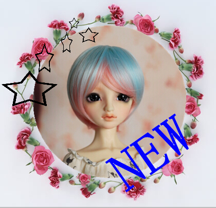 The newest design customized small doll wigs