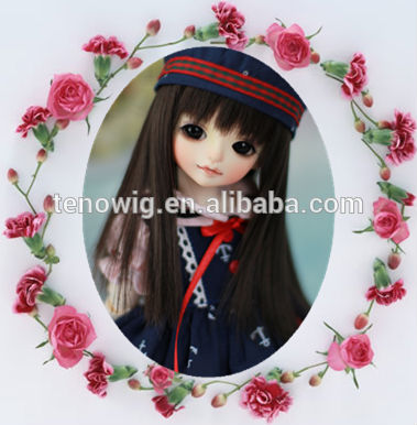 The newest design and fashion short black baby doll wig