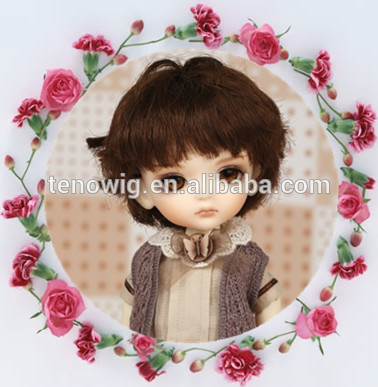 Wholesale Price Synthetic Short Boy Doll Wig