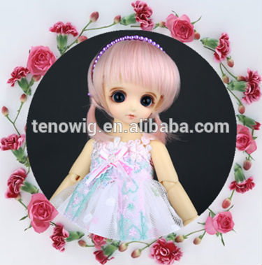 wholesale high quality beautiful doll bjd hair wigs