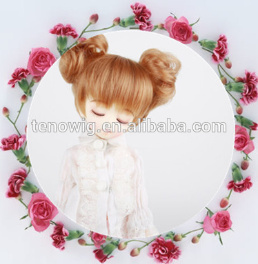 fashion popular cuted synthetic bjd doll wig