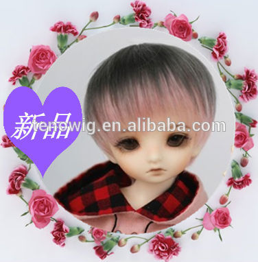 Wholesale short two tone bjd dolls wig