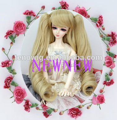 2015 hot selling madein China synthetic bjd doll wig