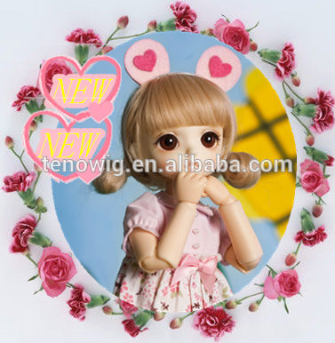 Qingdao new product lovely made in China synthetic bjd doll wig wholesale