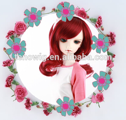 Fashion Cute BJD doll hair wigs for american girl doll