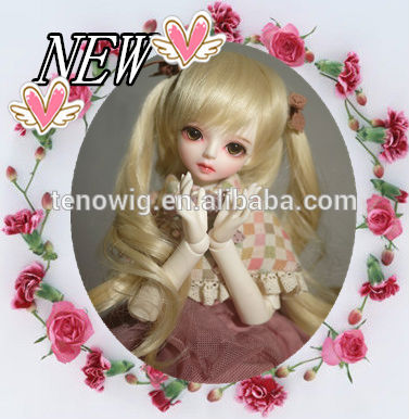 The best quality and lovely cheap synthetic doll wig