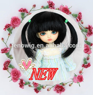 Super cute natural cheap synthetic bjd doll wigSuper cute natural cheap synthetic bjd doll wig