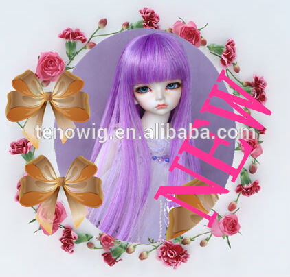 Japan doll synthetic doll wigs for girls