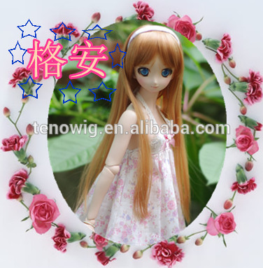 wholesale cheap made in China synthetic bjd doll wig