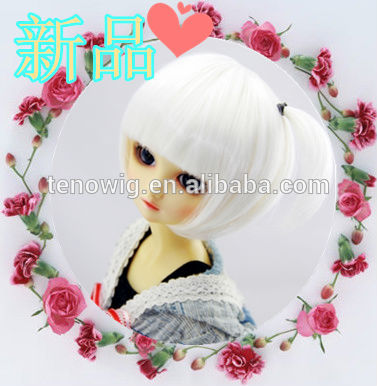 Wholesale factory price short bob made in China synthetic bjd doll wigs