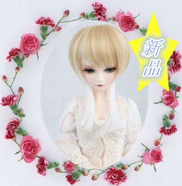 New arrival hot sale two tone girl doll wig