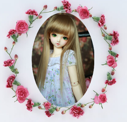 New products 100% Synthetic dolls wigs